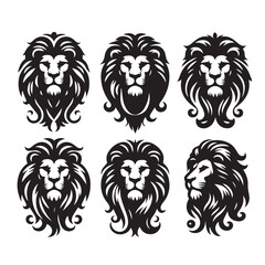 Fototapeta premium lion head tattoo