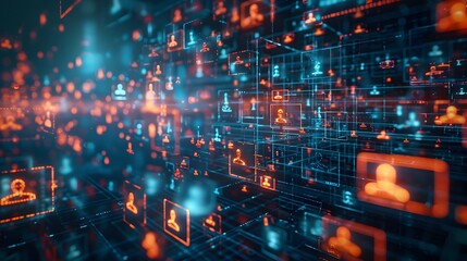 Future city network concept Combining technology, connectivity and the urban landscape Suitable for themes related to communication and innovation, online digital networks, global connectivity.