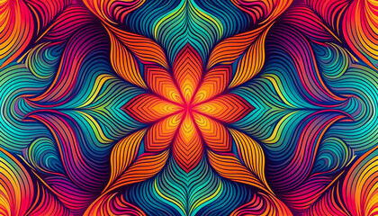 seamless pattern with flowers