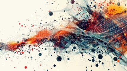 Visual representation of machine learning models interpreting complex data patterns.