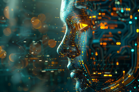 Language model of artificial intelligence with chips.