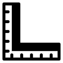 measurement  glyph  icon vector illustration isolated on white background