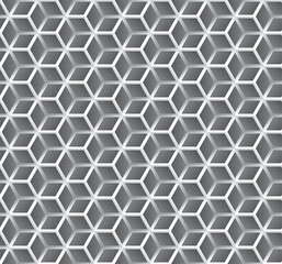modern silver geometric seamless vector pattern