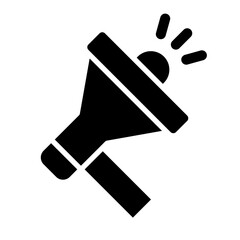 Bullhorn Glyph Icon