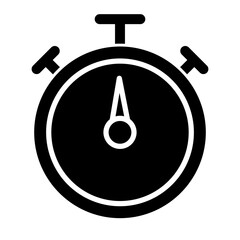 Stopwatch Glyph Icon