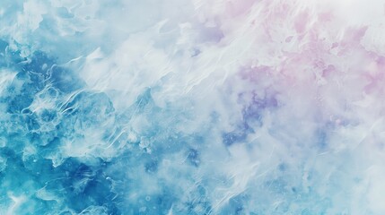 Fototapeta premium Pastel gradient background with soft transitions of pink, blue, and purple hues, creating a dreamy and tranquil atmosphere
