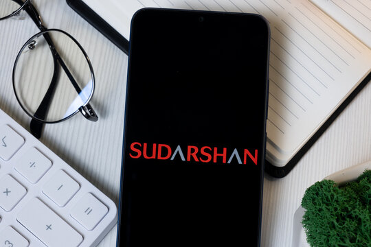 New York, USA - 11 June 2024: Sudarshan Chemical Logo on Phone Screen, Company Icon