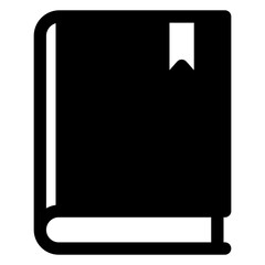 textbook  glyph  icon vector illustration isolated on white background