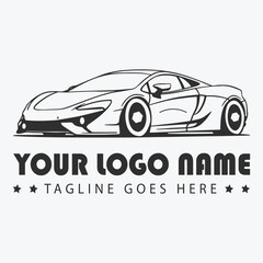 Obraz premium Simple Car logo design