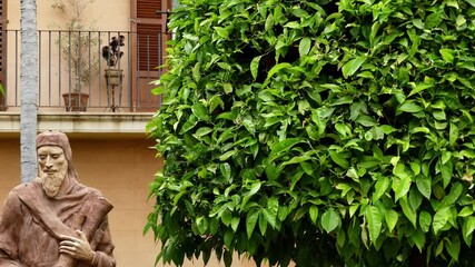 Allegorical Statue of Jehuda Cresques in Palma