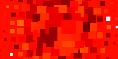 Light Orange vector pattern in square style.