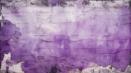 Obraz premium Abstract Purple and White Cracked Wall