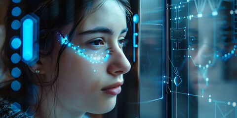 Enhancing security through multimodal technologies,  detection of the iris, matching of features, to noise removal.