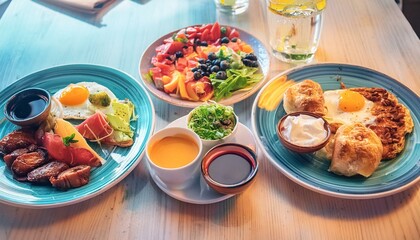 Global Breakfast Plates- Illustrate breakfast plates from different cultures.