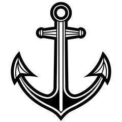anchor on white background , vector of an anchor , symbol of an anchor,icon of a anchor © Rocky