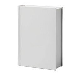 Mocup blank book isolated on white