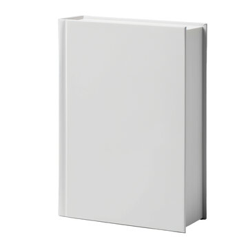 Mocup blank book isolated on white