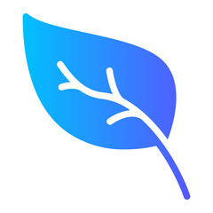 leaf gradient icon