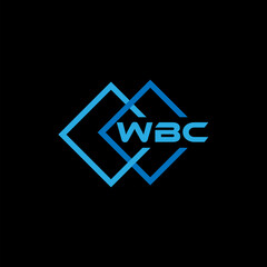 WBC ABSTRACT LETTER LOGO DESIGN