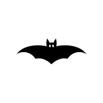 recommend clip art: Bat silhouette icon with Halloween theme