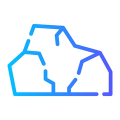 rock gradient icon