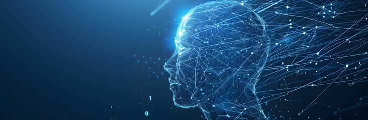 Digital Human Brain with Neural Network and Circuitry Background