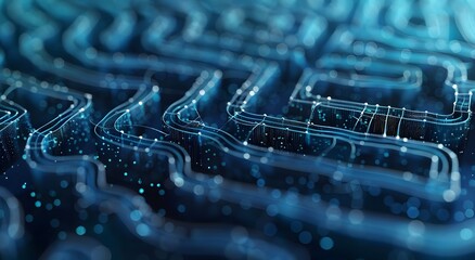 Technology circuit board background