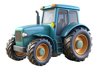 Obraz premium tractor isolated on white background.