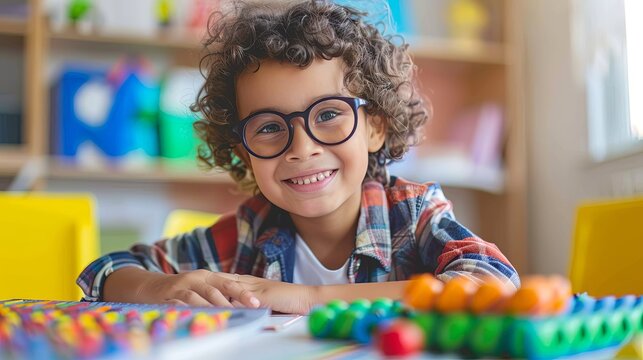 Engaged children solving math challenges in a fun and interactive math tutoring session. Enhancing numeracy skills through educational games and activities.