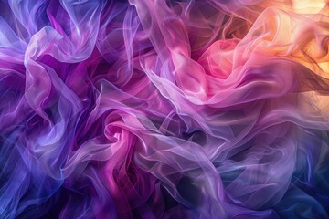 Fototapeta premium Ethereal shades swirling together in a celestial dance of light and color.