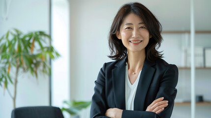アジア人の女性役員イメージ05