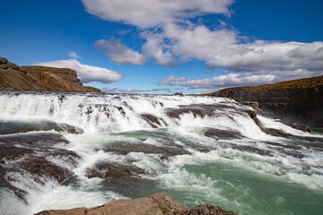 Gullfoss waterfall near Reykjavik, Iceland