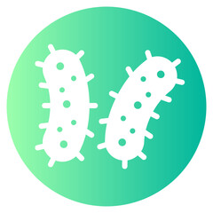 bacteria gradient icon