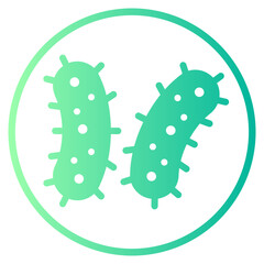 bacteria gradient icon
