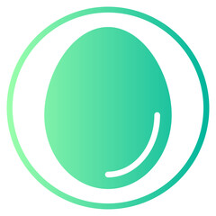 egg gradient icon