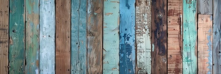 Weathered Wooden Planks with Rustic Charm