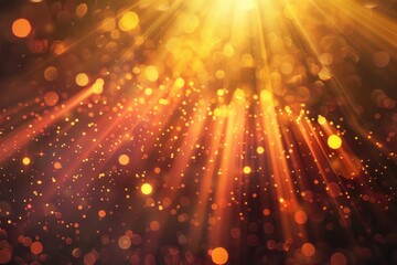 Obraz premium A sunny beam of light cutting through a dark background