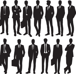 Silhouettes of Corporate Leaders