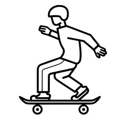 Obraz premium Skateboard svg, Skateboarding svg, Skateboarder svg, Skateboarding png, Skateboard Cricut, Skateboard Cut File, Skateboard Clipart, Skate svg, Skater svg, Skateboard dxf, Skateboard png, Skateboard 