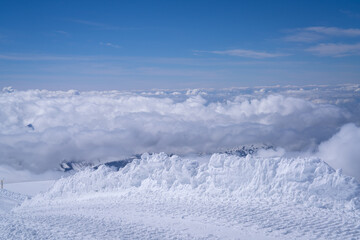 kleine Scheidegg is train station Bahnhof to jungfraujoch where is the top of europe and we can see glacier and sphinx observation and ice castle