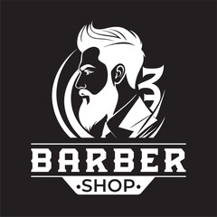 Logo Vector Barbershop Modern