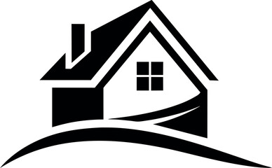       House logo vector art illustration.
