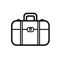 suitcase icon, travel icon, vacation icon, baggage icon, bag icon, business icon, tourism icon, luggage icon, holiday icon, summer icon, transportation icon, beach icon, airplane icon, plane icon,