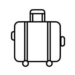 suitcase icon, travel icon, vacation icon, baggage icon, bag icon, business icon, tourism icon, luggage icon, holiday icon, summer icon, transportation icon, beach icon, airplane icon, plane icon,