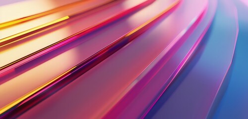 A stunning 3D rendering of a gradient multilayer glass background, with smooth transitions of vibrant colors creating a captivating visual effect.