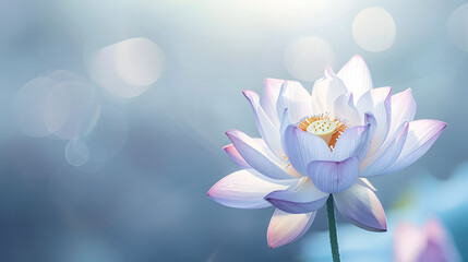 lotus flower background : Generative AI