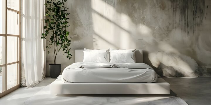 Sleek platform bed with hidden storage in elevated room design. Concept Furniture, Interior Design, Storage Solutions, Elevated Rooms, Hidden Features