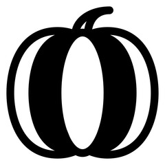 pumpkin  glyph  icon vector illustration isolated on white background