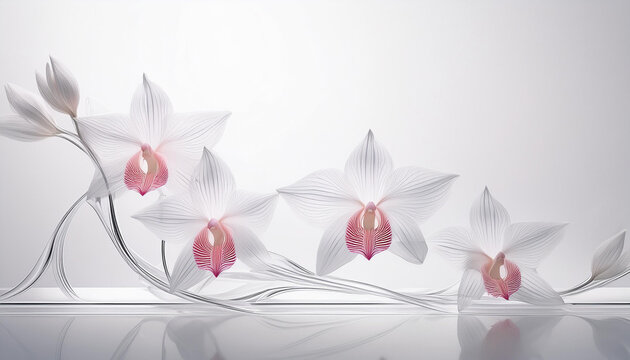 Orchid flower background