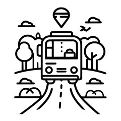 Coach Bus SVG, Coach Bus Clipart, Coach Bus Files For Cricut, Coach Bus Cut Files For Silhouette, Coach Bus, School Bus Svg, Bus Driver Svg Files, Back To School Svg, Layered School Bus Svg, Bus SVG F